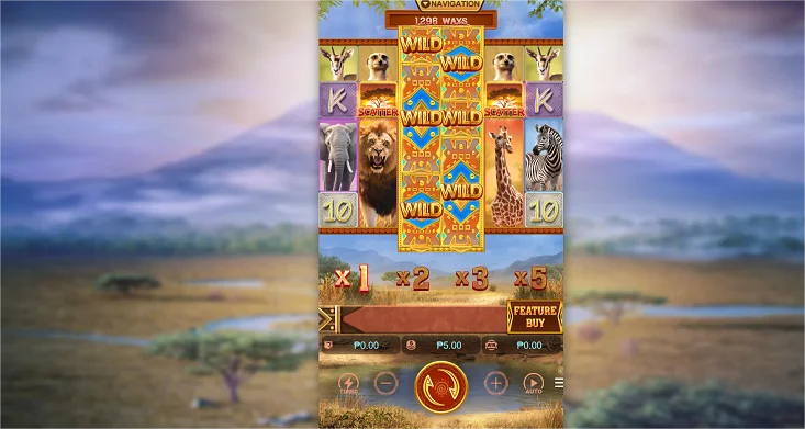 Try your luck at Safari Wild
